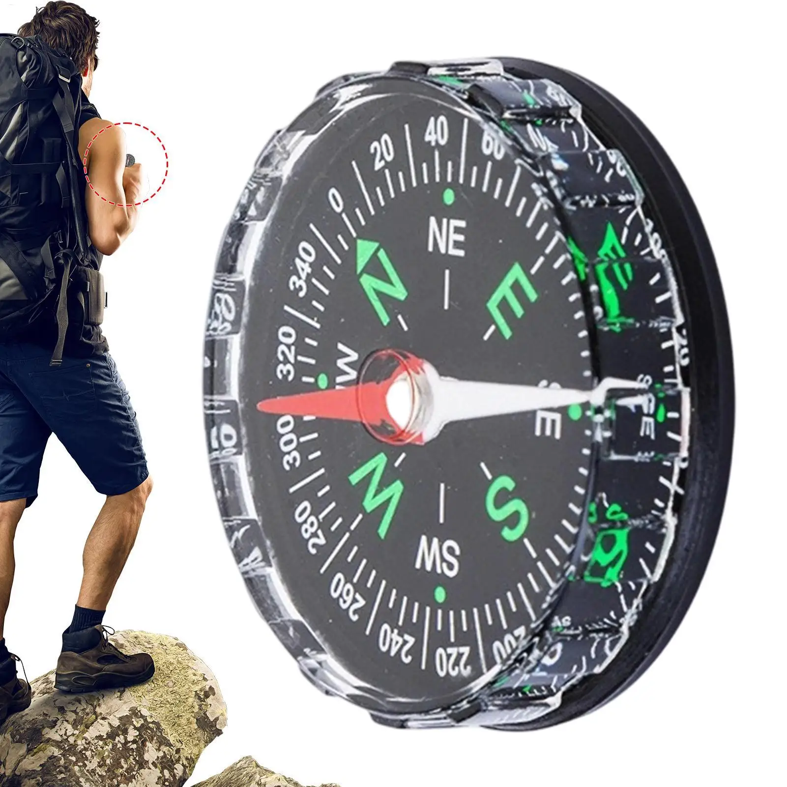 Przenośny magnetyczny kompas k – Compass Lensatic recenzja i cena