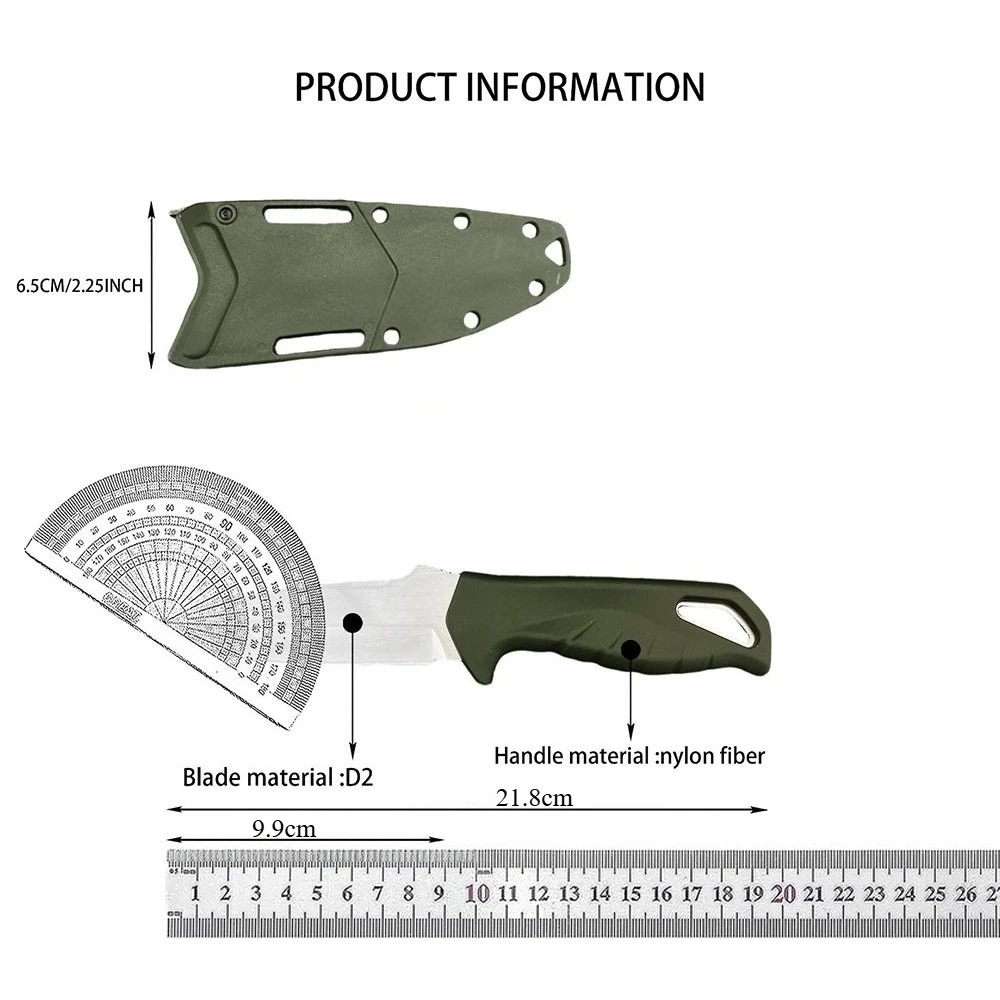 18040 Nóż kieszonkowy z ząbkow – Bushcraft Knife Fixed recenzja i cena