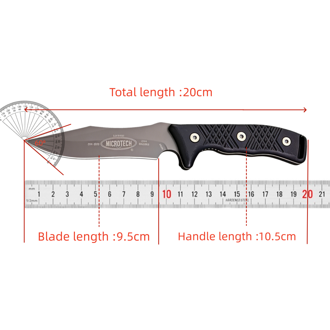Nóż arbitra do campingu w dżun – Bushcraft Knife Fixed recenzja i cena